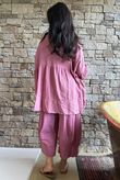 Suri Cushion Cotton Artist Smock Indian Pink 
